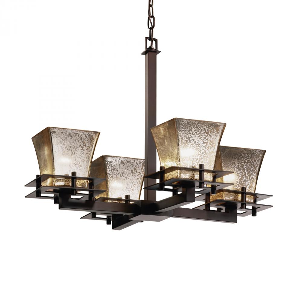 Metropolis 4-Light LED Chandelier