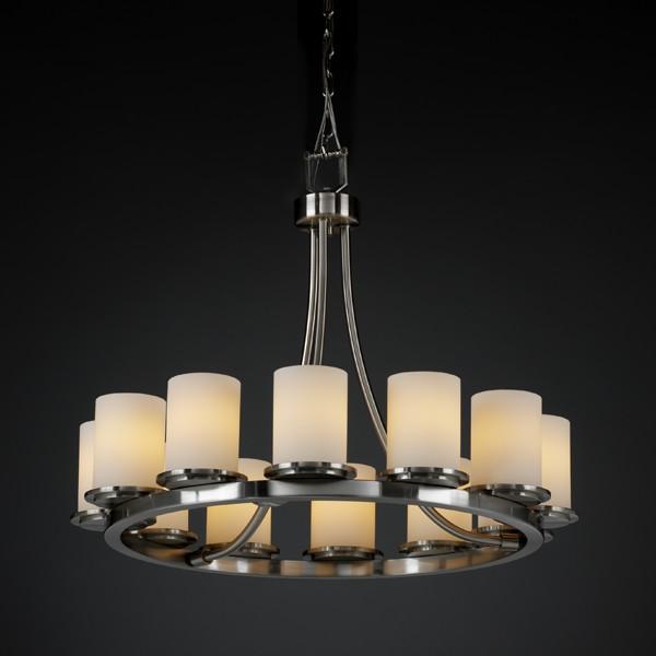 Dakota 12-Light Ring LED Chandelier (Short)