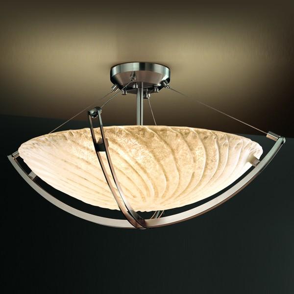 24&#34; Semi-Flush Bowl w/ Crossbar
