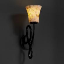 Justice Design Group ALR-8911-30-MBLK - Capellini 1-Light Wall Sconce