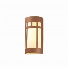 Justice Design Group CER-7357-ADOB-LED2-2000 - Really Big LED Prairie Window - Open Top & Bottom