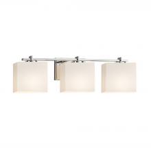 Justice Design Group FSN-8443-55-OPAL-CROM-LED3-2100 - Era 3-Light LED Bath Bar