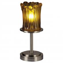 Justice Design Group GLA-8798-16-AMBR-NCKL - Dakota 1-Light Table Lamp (Short)