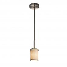 Justice Design Group FAB-8455-10-CREM-NCKL-LED1-700 - Atlas 1-Light LED Mini-Pendant