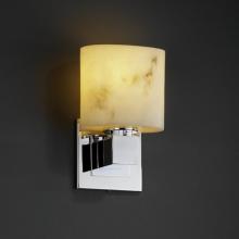 Justice Design Group FAL-8707-30-MBLK - Aero ADA 1-Light Wall Sconce (No Arms)