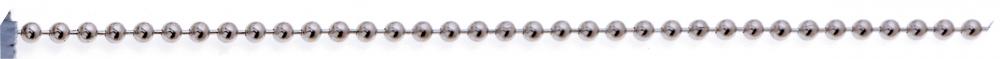 #6 Beaded Chain; 1/8&#34; Diameter; 100 Foot Spool; Nickel Finish; Used On Pull Sockets And Switches