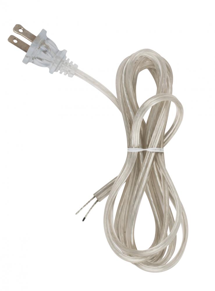 8 Ft.Full Tinned Cord Sets18/2 SPT-2-105C Cord Sets - Molded Plug - Full Tinned Tips for Push-In