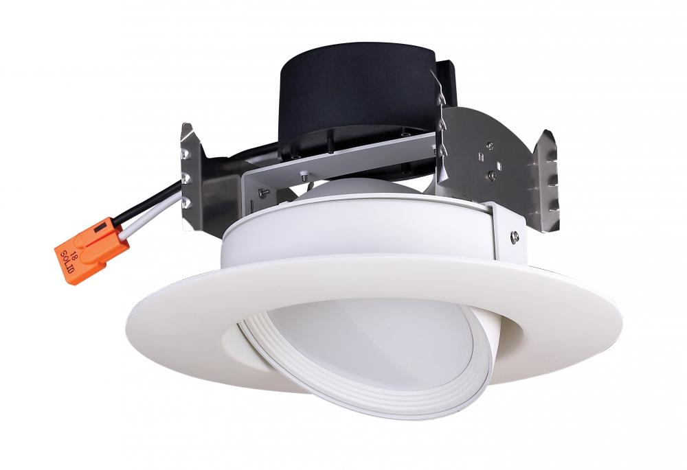 9.5 watt LED Directional Retrofit Downlight - Gimbaled; 4&#34;; 4000K; 90&#39; Beam spread; 120