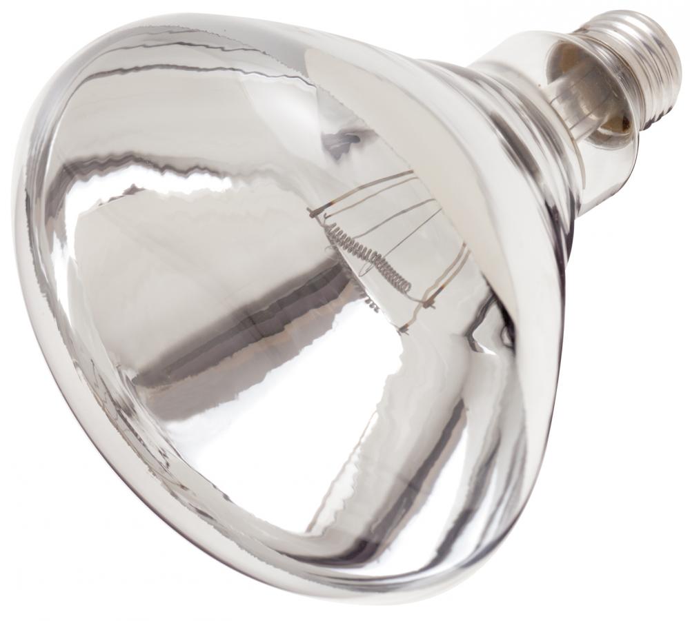 250 Watt R40 Incandescent; Clear Heat; 6000 Average rated hours; Medium base; 120 Volt; Shatter