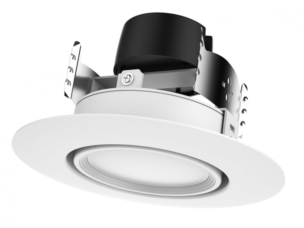 9 watt LED Directional Retrofit Downlight - Gimbaled; 4&#34;; 4000K; 40&#39; Beam spread; 120 volts;