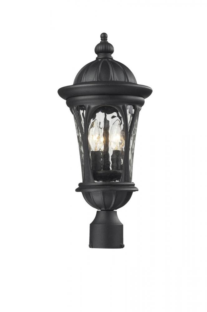 3 Light Outdoor Post Mount Fixture