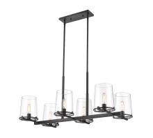 Z-Lite 3032-6L-MB - 6 Light Linear Chandelier