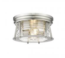 Z-Lite 491F2-BN - 2 Light Flush Mount