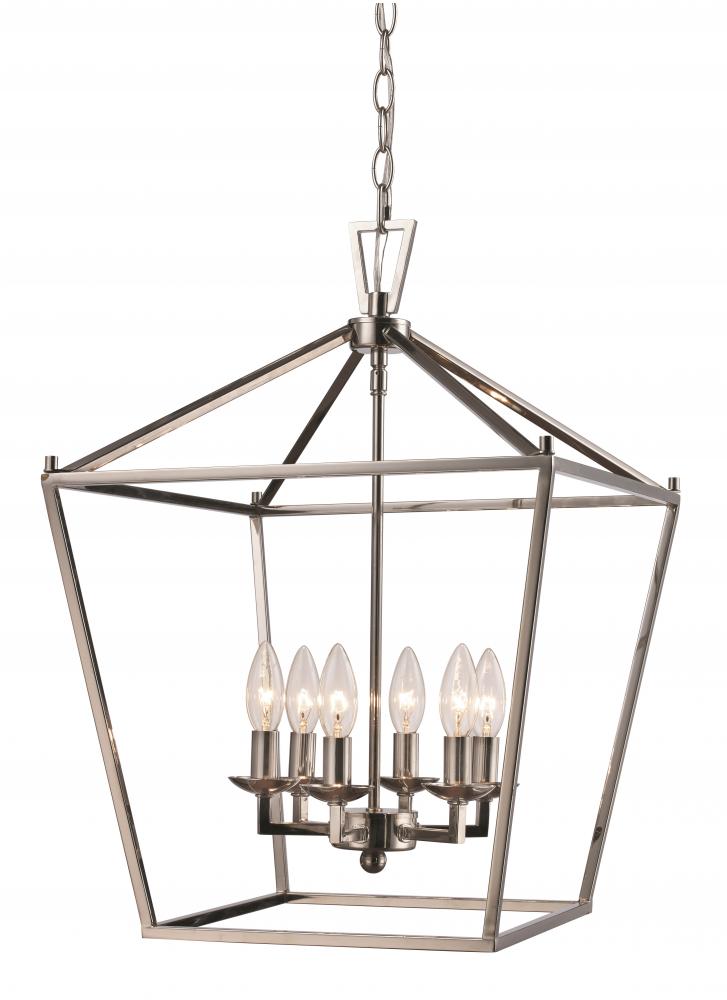 Lacey 16&#34; Pendant Style Cage Chandelier