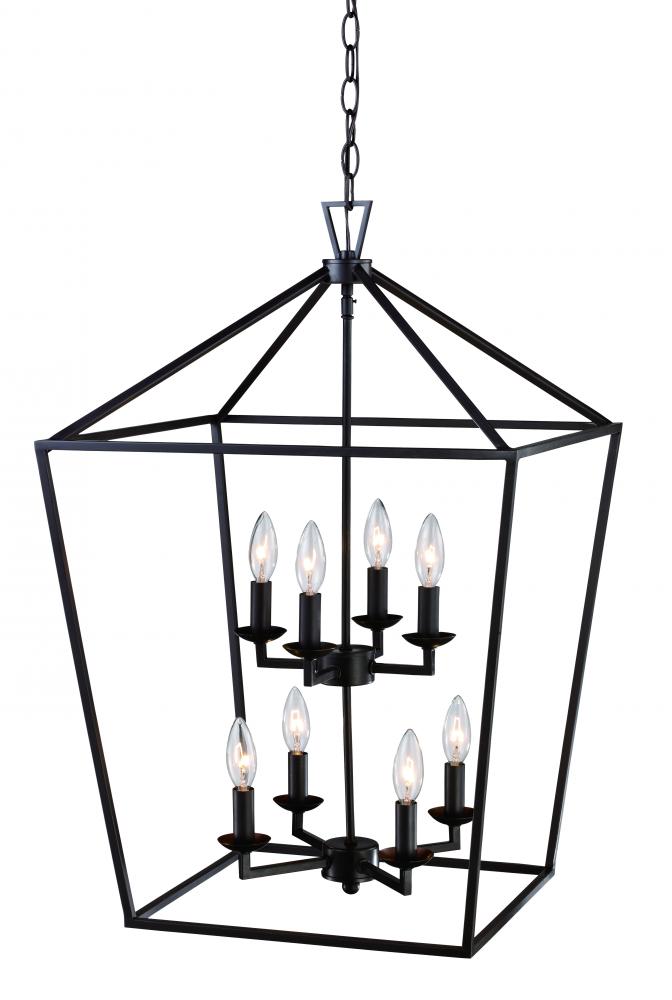 Lacey 19&#34; Pendant Style Cage Chandelier