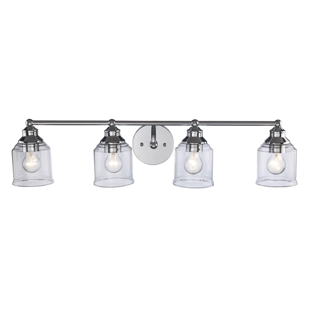 Agoura 4-Light Shaded Vanity Wall Light