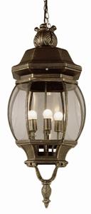 Parsons 4-Light Traditional French-inspired Outdoor Hanging Lantern Pendant with Chain