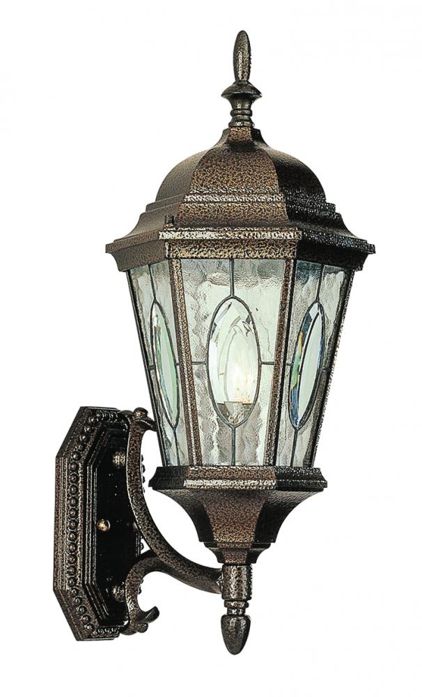 Villa Nueva 1-Light Spanish Inspired Ornate Outdoor Wall Lantern