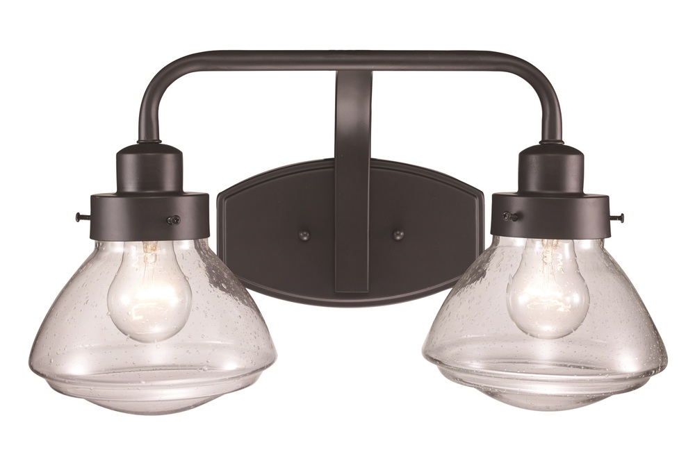 Colorado 2-Shade, 2-Light Armed Vanity