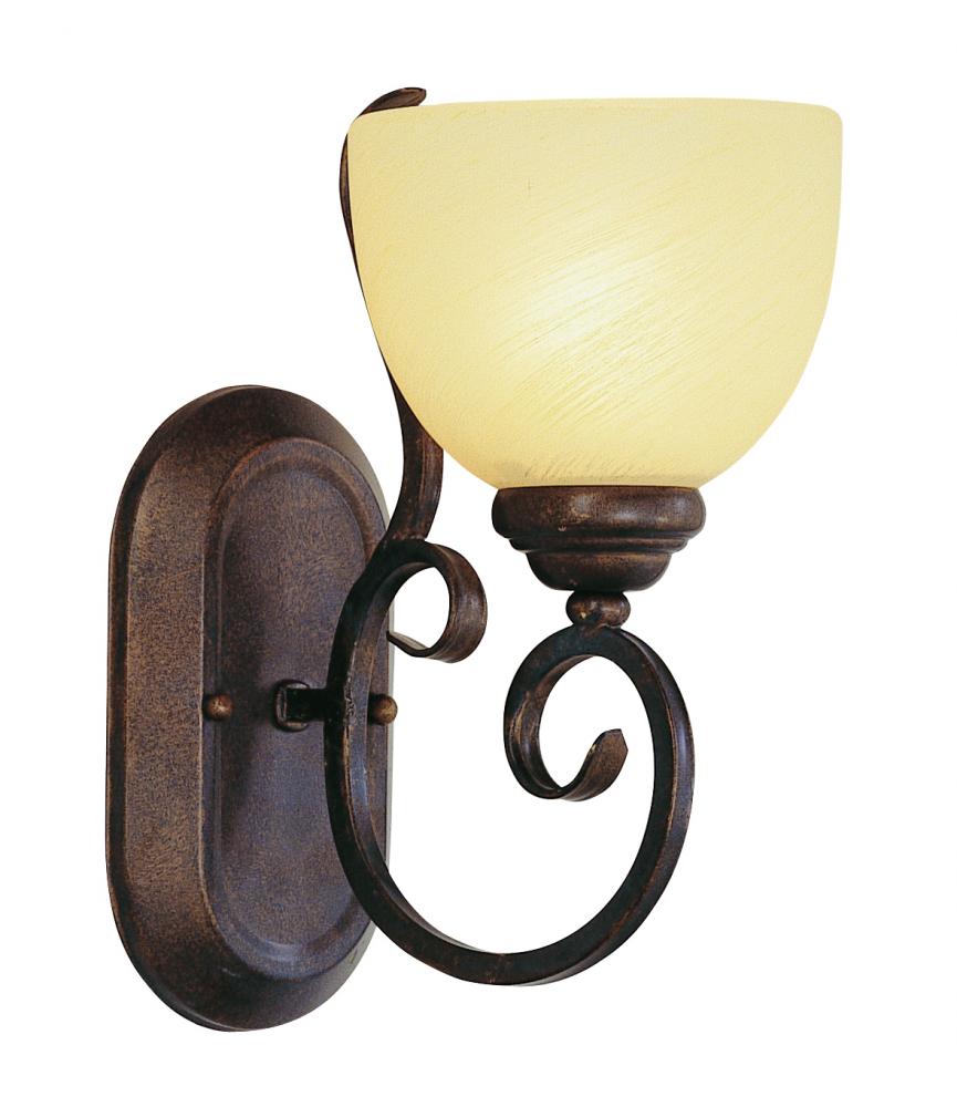 1 Lt Wall Sconce-Champagne Swr