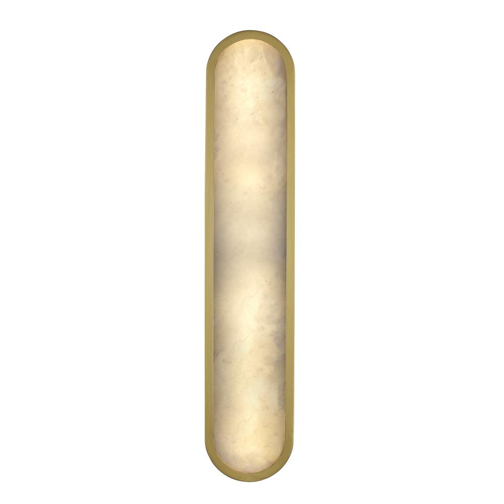 Minerva LED 24&#34; Spanish Alabaster Wall Sconce