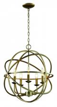 Trans Globe 70655 ASL - 5LT CHANDELIER-MULTI RING ORB-