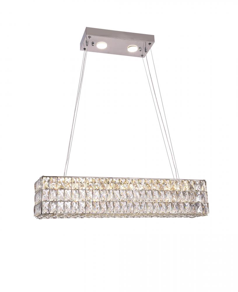 LED Chandelier Chrome