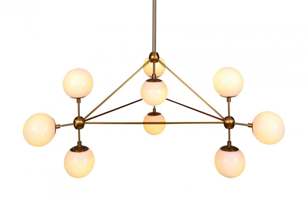 Chandelier Matte Gold