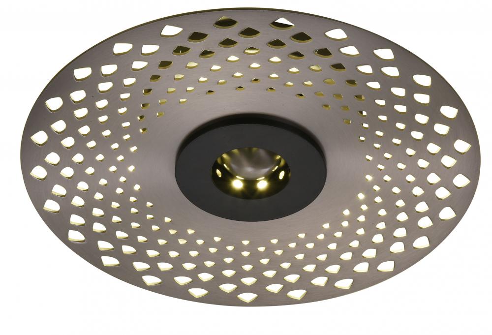 LED Wall Sconce Shiny Nickel