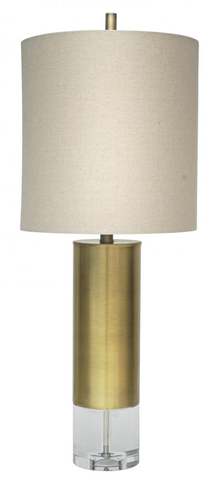 Table Lamp Antique Brass