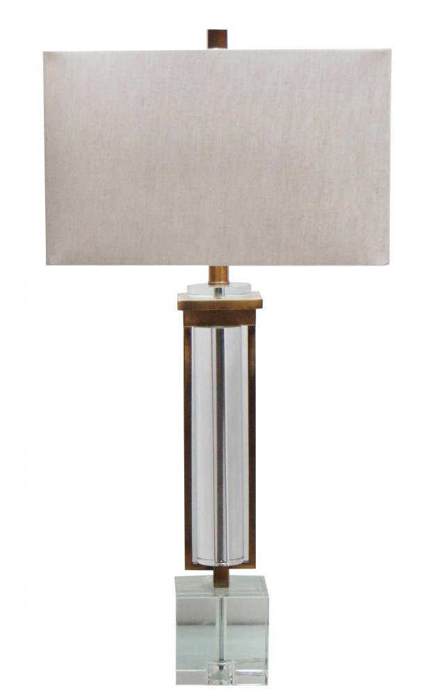 Table Lamp Antique Brass