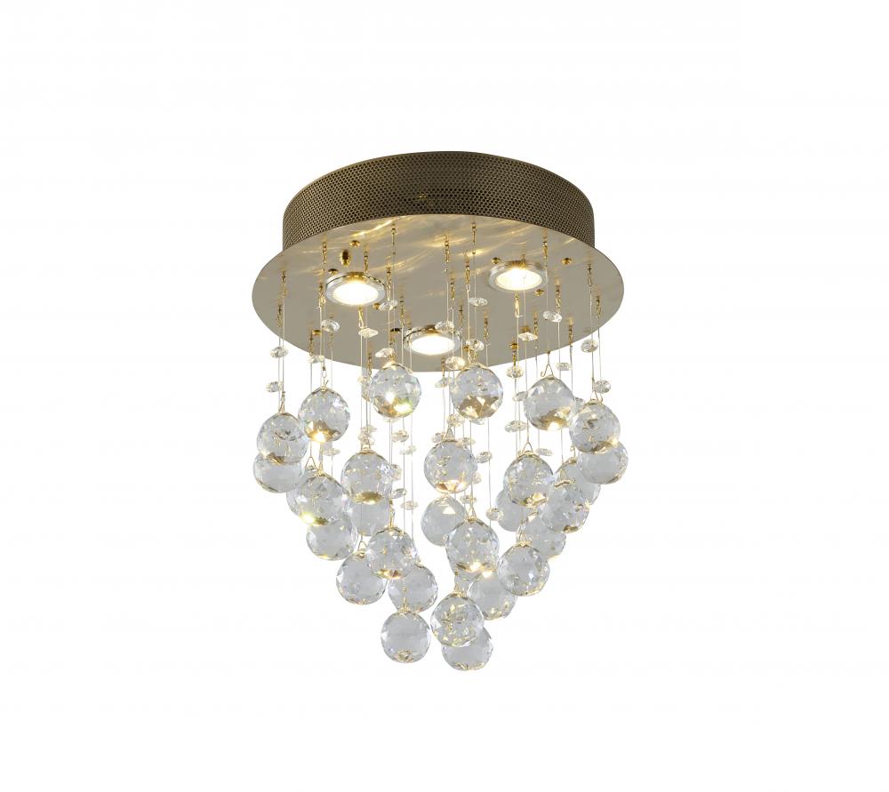 Semi Flush Mount Gold