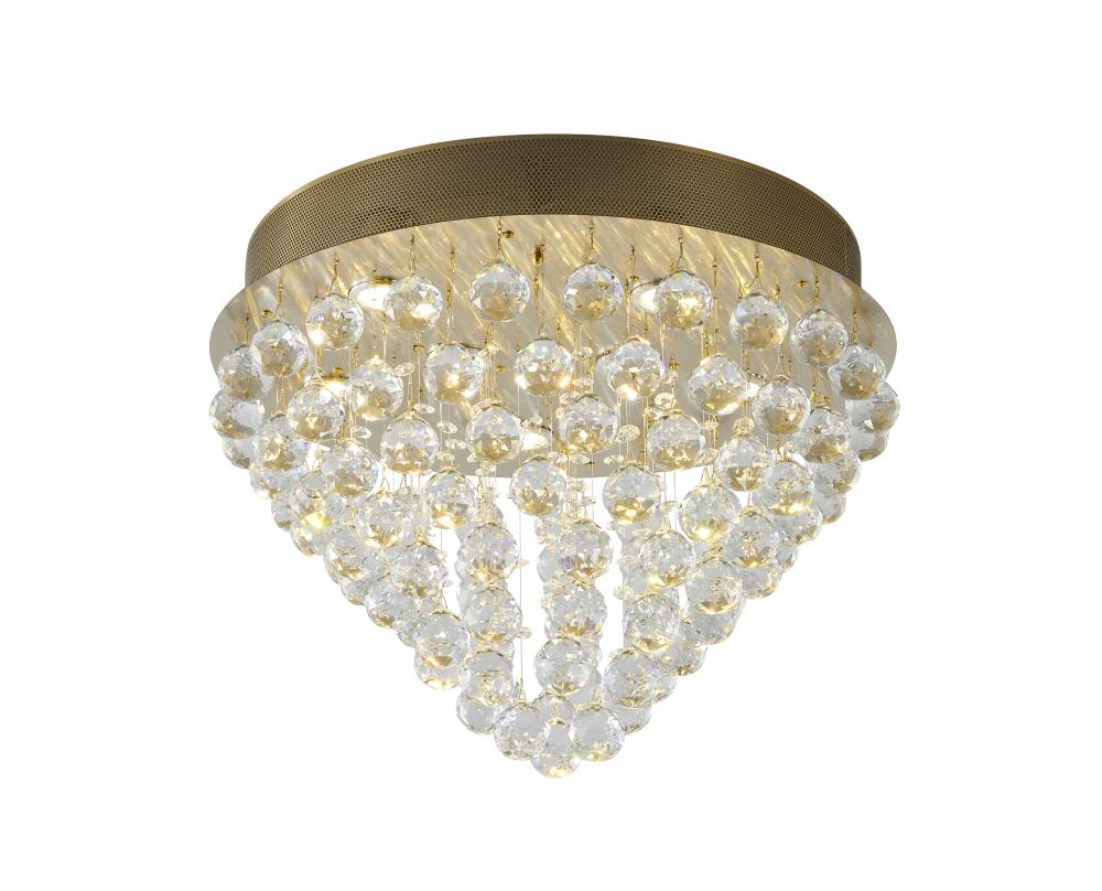 Semi Flush Mount Gold