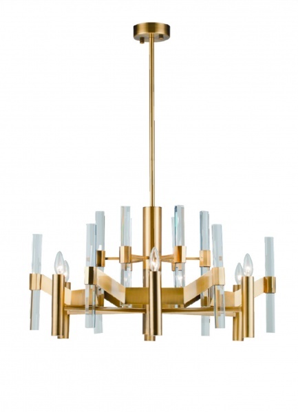 Chandelier Antique Brass