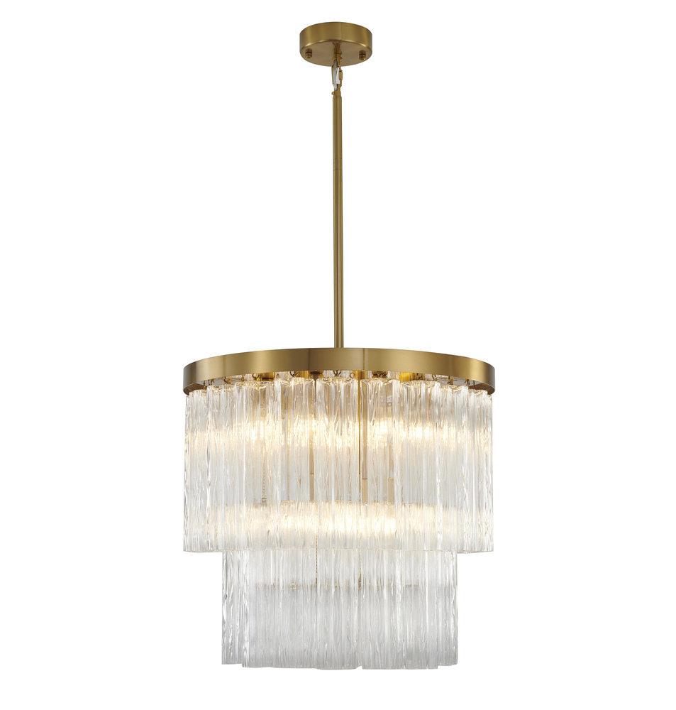 Chandelier Satin Brass