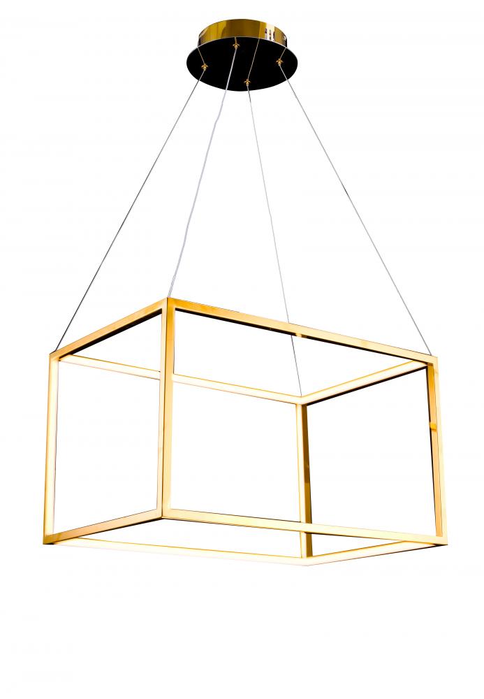 LED Chandelier Gold