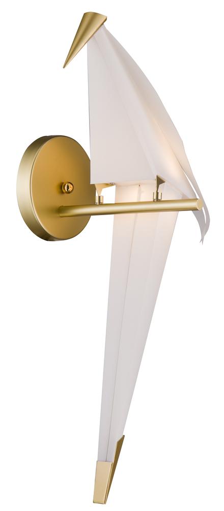 LED Wall Sconce Gold