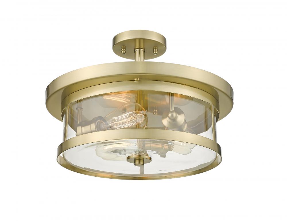 Semi Flush Mount Gold