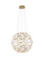 Bethel International FIT03C23G - LED Chandelier Gold