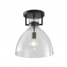 Bethel International LC02FM14BLK - Semi Flush Mount Black