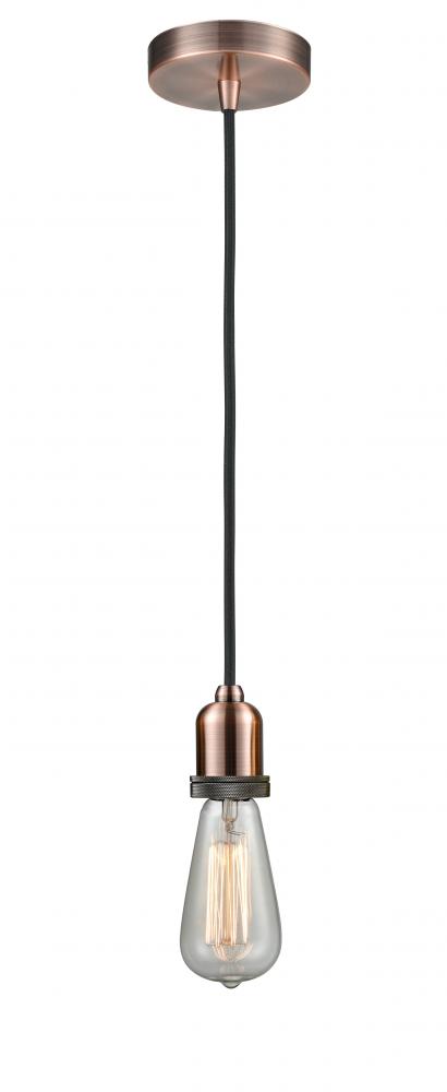 Whitney - 1 Light - 2 inch - Antique Copper - Cord hung - Mini Pendant
