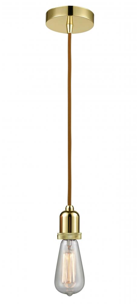 Whitney - 1 Light - 2 inch - Gold - Cord hung - Mini Pendant
