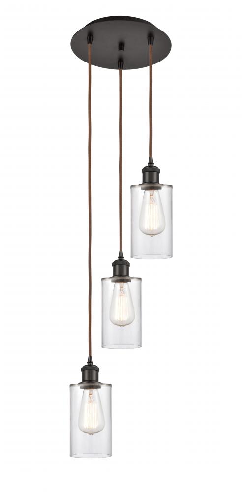 Clymer - 3 Light - 10 inch - Oil Rubbed Bronze - Cord Hung - Multi Pendant