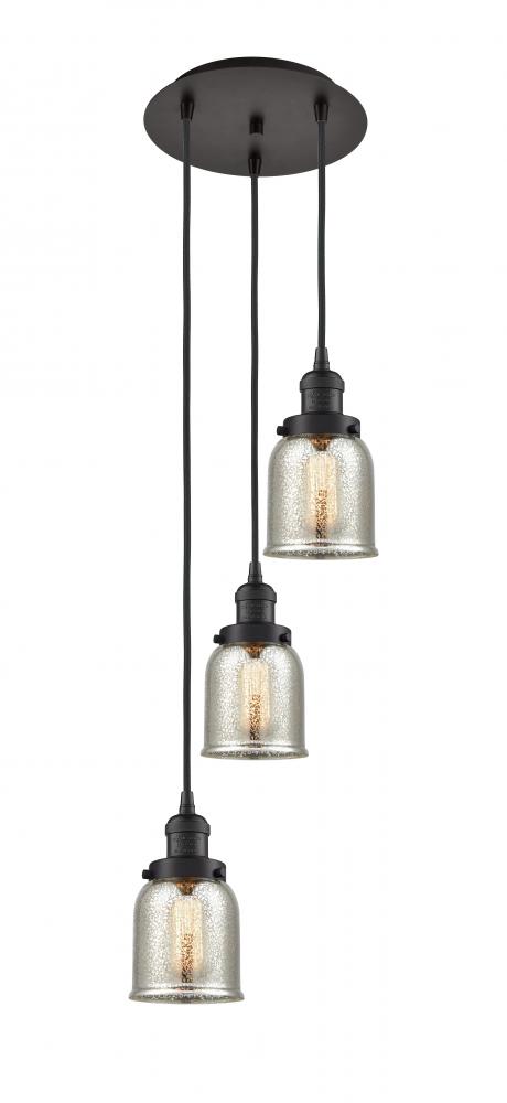 Cone - 3 Light - 12 inch - Oil Rubbed Bronze - Cord hung - Multi Pendant