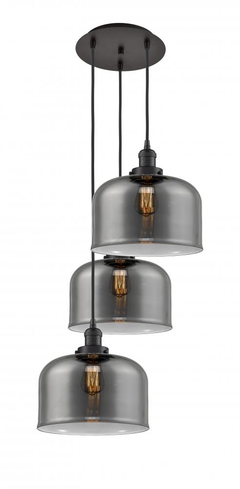 Cone - 3 Light - 18 inch - Oil Rubbed Bronze - Cord hung - Multi Pendant