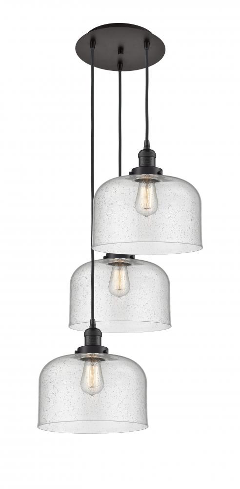 Cone - 3 Light - 18 inch - Oil Rubbed Bronze - Cord hung - Multi Pendant