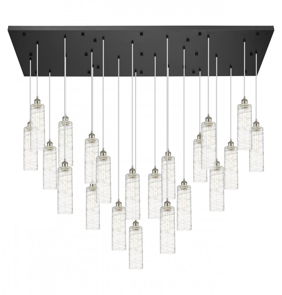 Crown Point - 21 Light - 71 inch - Brushed Satin Nickel - Multi Pendant