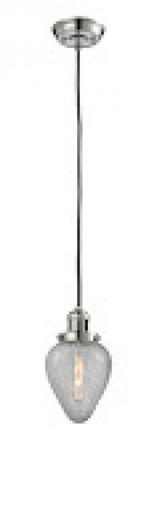 Geneseo - 1 Light - 7 inch - Polished Nickel - Cord hung - Mini Pendant