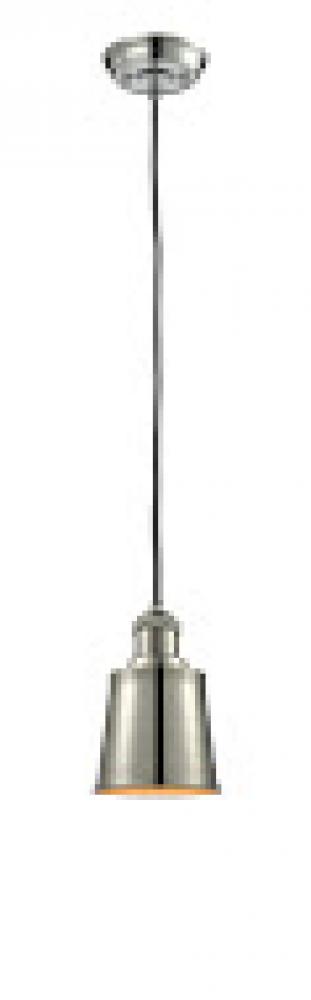 Addison - 1 Light - 5 inch - Polished Nickel - Cord hung - Mini Pendant