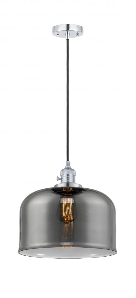 Bell - 1 Light - 12 inch - Polished Chrome - Cord hung - Mini Pendant